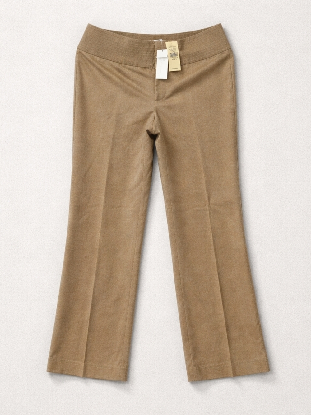 NWT Banana Republic Camel/Tan Wool Straight-Leg Pants Sz 8